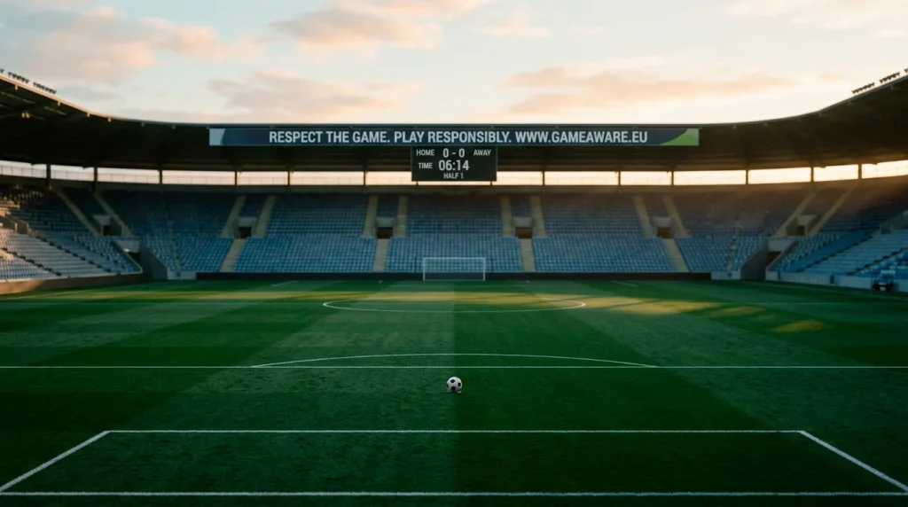 Balance scale representing controlled World Cup betting with Australian support resources imagery